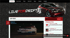 Desktop Screenshot of livefordrift.com